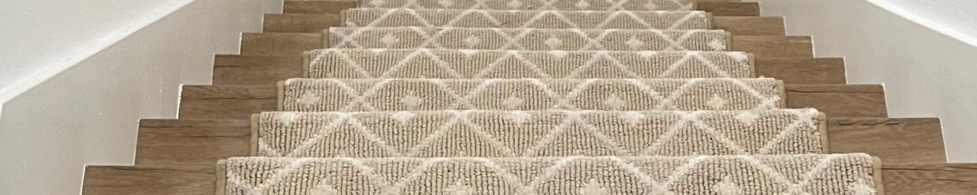Custom stair runners services from Hemphill's Rugs & Carpets in Costa Mesa, CA- stop by our showroom to learn more today!